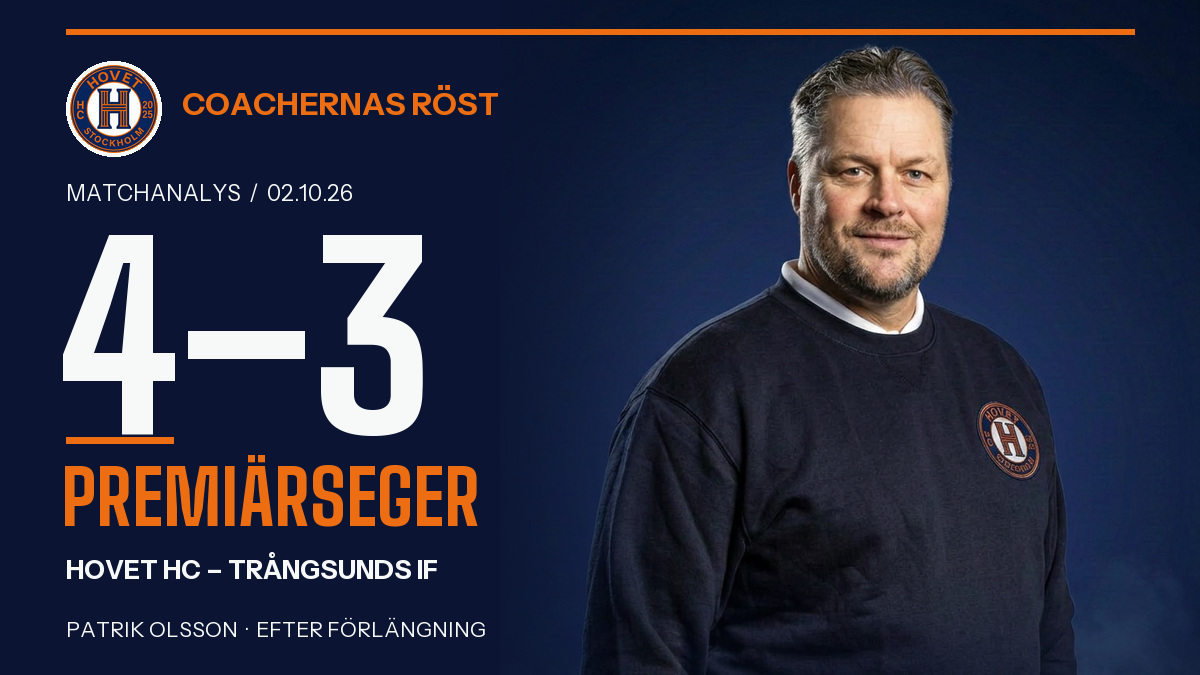 Premiärseger 4–3 mot Trångsunds IF — Patrik Olsson analyserar